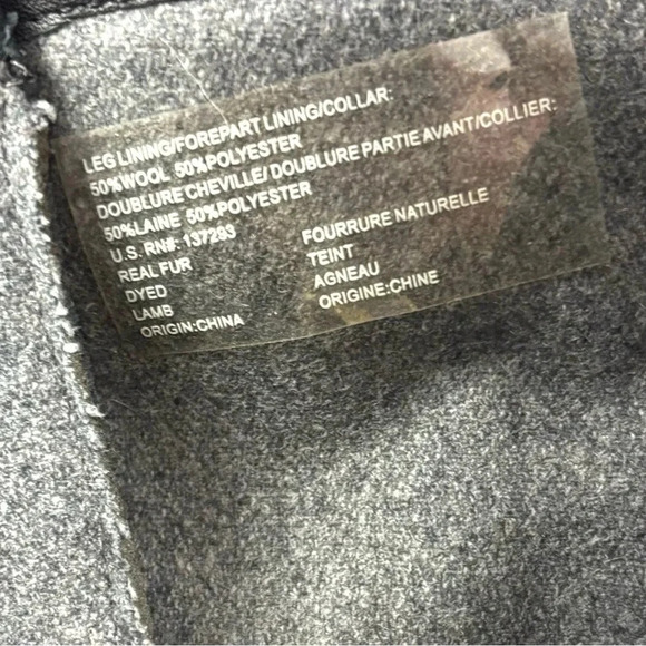 NWOT Clarks Black Lamb Wool Merrian Noble Wide Calf Knee High Riding Boot (9W) - Picture 13 of 15